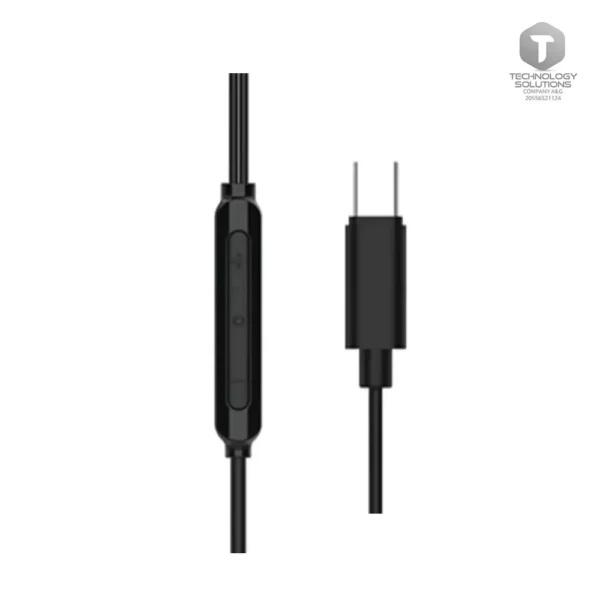 Audífono Philips TAE2146BK In-Ear | Micrófono, USB-C, Negro - Imagen 2