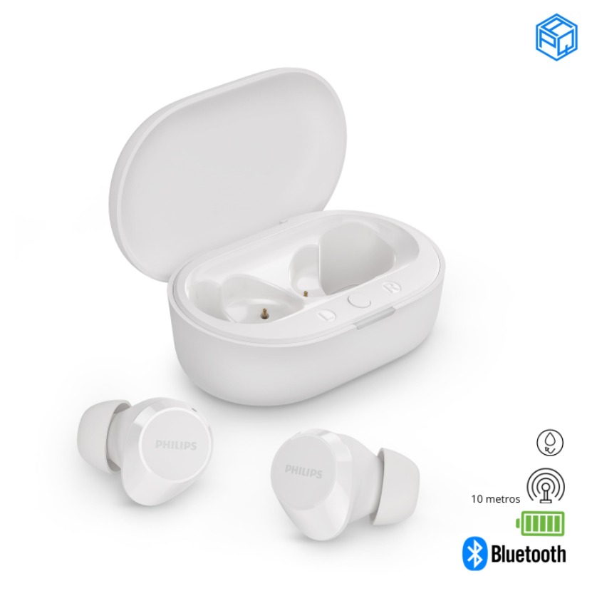 Audífonos Philips TAT1209WT | True Wireless, Bluetooth