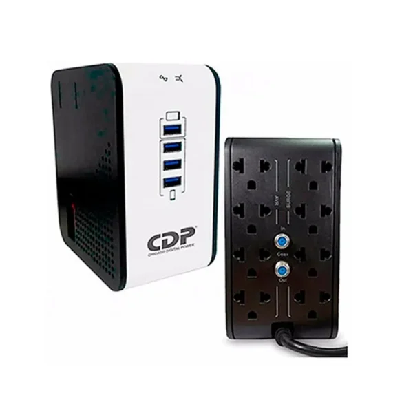 Estabilizador CDP R2CU-AVR1008I – 1000VA, 500W, 8 salidas - Imagen 3