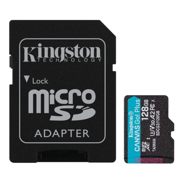 Memoria Kingston 128GB Canvas GO! Plus SD 170 MB/s - Imagen 3