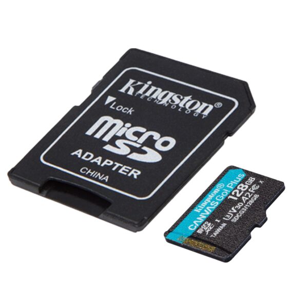 Memoria Kingston 128GB Canvas GO! Plus SD 170 MB/s - Imagen 2