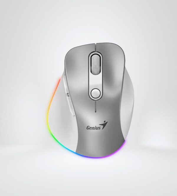 Mouse Genius Ergo 9000S Pro Dual | Recargable, RGB, Silent