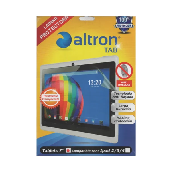 ALTRON Lámina Tablet – Protección Antirayaduras
