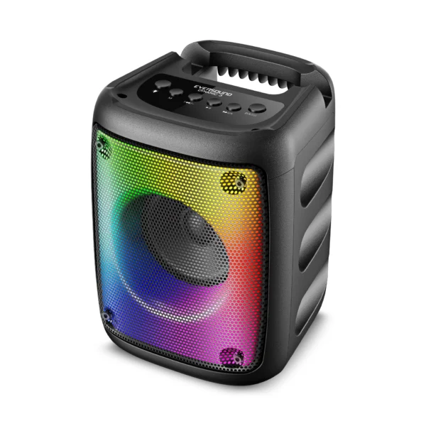 Parlante Portátil DYNAMIC EV5003 3" – Bluetooth, RGB, USB/mSD, FM, Micrófono, Batería Recargable - Imagen 5