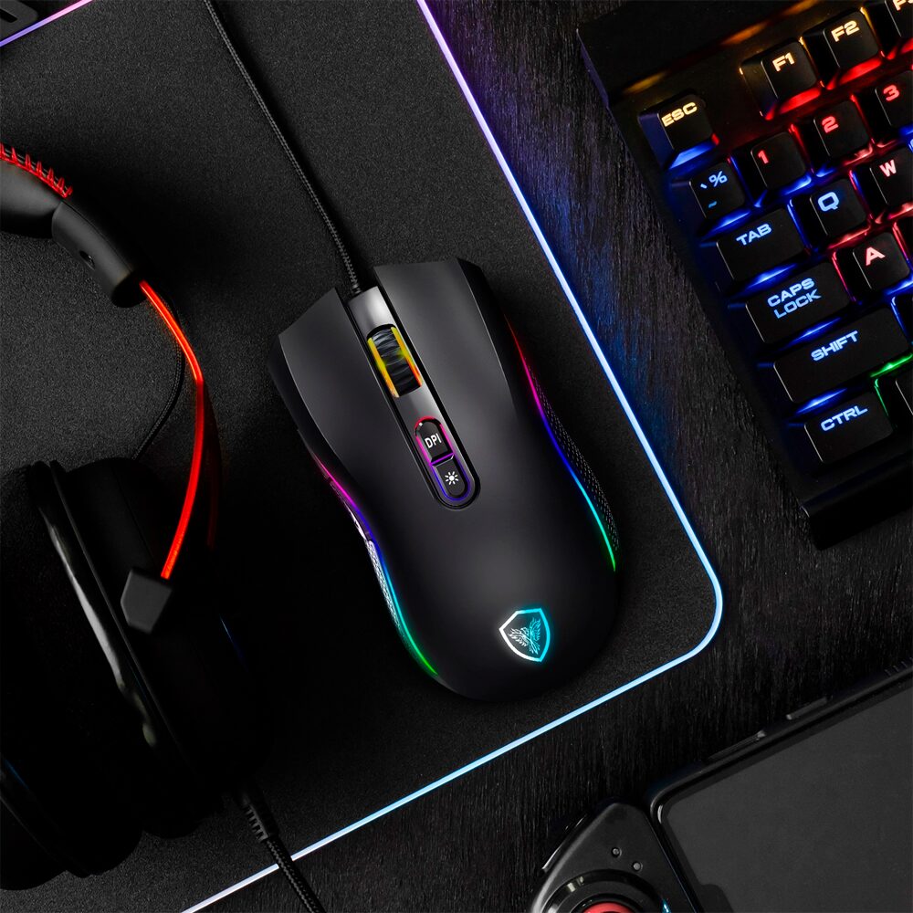 MOUSE MICRONICS KRIPTON - MIC GM800 NEGRO - Imagen 3