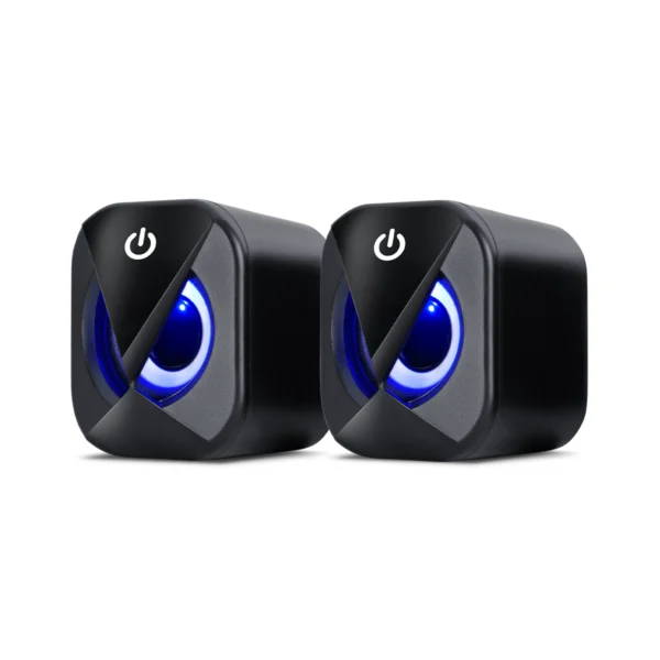 Bravio ENS 300 – Bocinas 2.0 con Iluminación LED, USB - Imagen 2