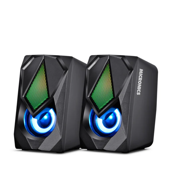 Corsair MIC S309-9 – Bocinas 2.0 Gamer con LED RGB, USB - Imagen 2