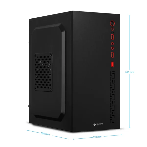 Case Office ULTRA ENC 1001 MicroATX PSU 230W ENKORE - Imagen 3