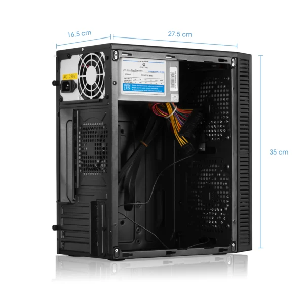 Case Gamer KINGDOM ENC 3003R 230W 2FAN 12CM ARGB ENKORE - Imagen 4