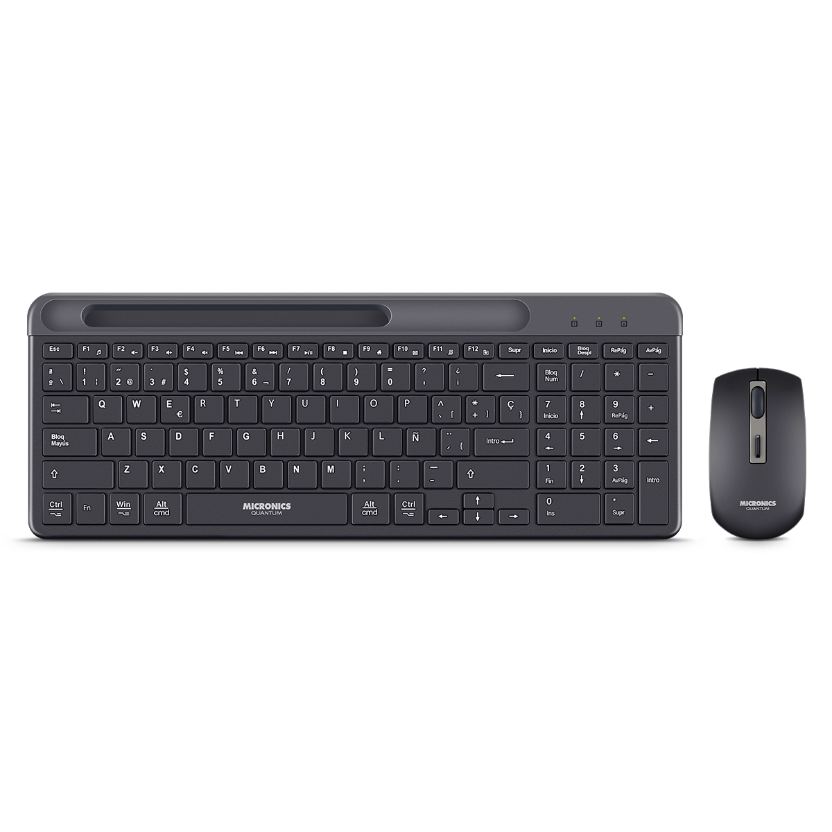 Kit Quantum MIC WT813 – Teclado Multimedia + Mouse 1600 DPI