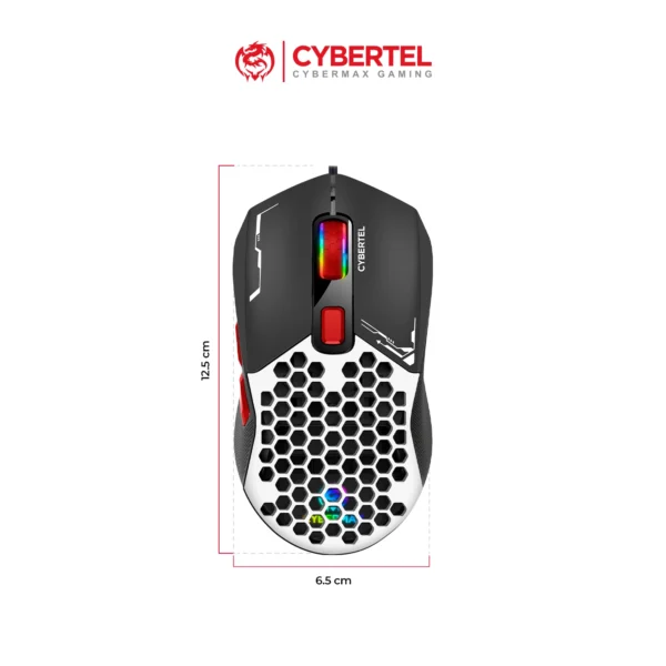 Mouse Gamer Cybertel Defender CBX M513 – 7200 DPI RGB - Imagen 4