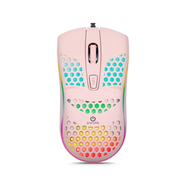 Mouse Gamer GEOX EKM121W USB 4B Ultraligero ENKORE - Imagen 3