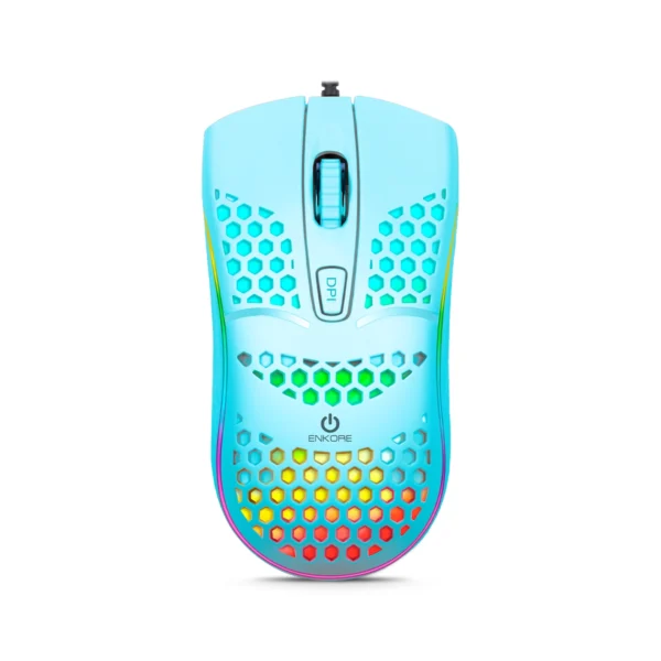 Mouse Gamer GEOX EKM121W USB 4B Ultraligero ENKORE - Imagen 2