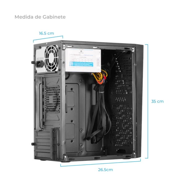 Case Gamer PATRIOT ENC 3005 230W HD AUDIO 8CM FAN ENKORE - Imagen 5