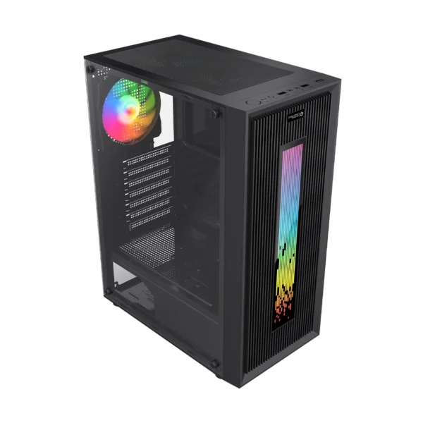 Case Gamer BISMARK ENC 5008 3FAN ARGB ENKORE - Imagen 2