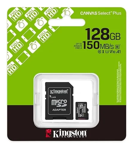 Memoria microSD 128GB Canvas Select Plus 150 MB/s