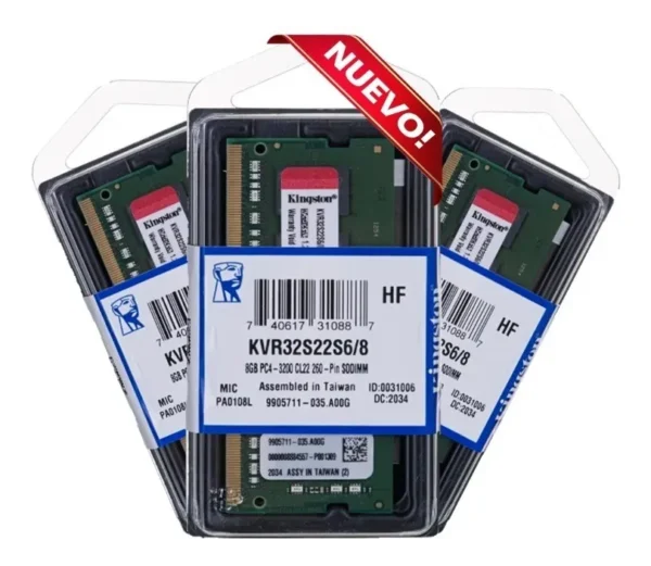 Memoria Ram 8gb 3200mhz Laptop Ddr4 Kingston - Imagen 2