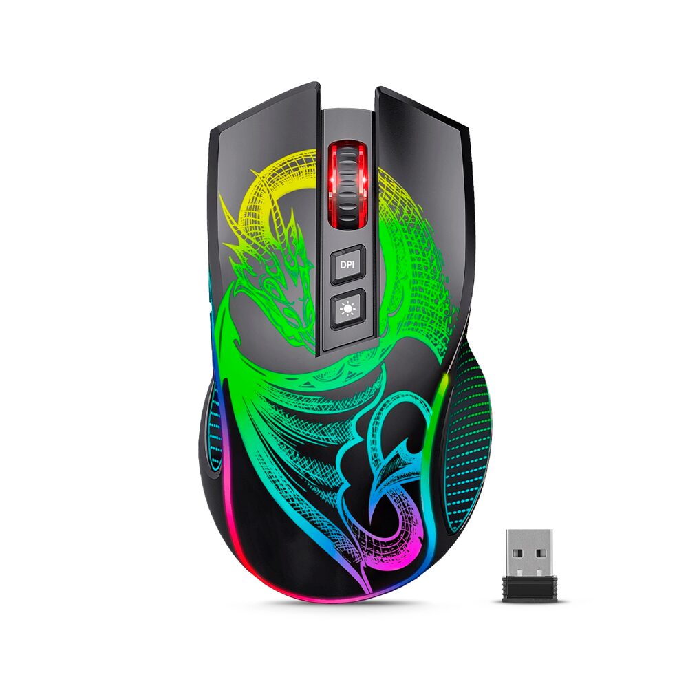 MOUSE MICRONICS DRAGON 3 MIC GM806-3M BT WIFI USB-C - Imagen 3