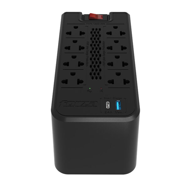 ESTABILIZADOR 1200VA(600W) FORZA FVR-1222USB - Imagen 3