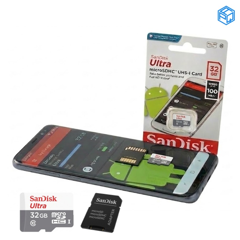 MEMORIA ULTRA MICRO SDHC - 32GB 100mb/s SANDISK - Imagen 2