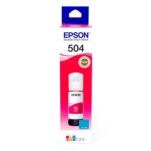 Botella de tinta Epson T504 Magenta Original - Imagen 3
