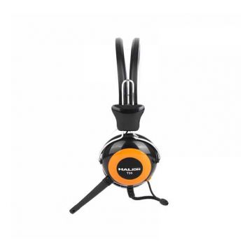 AUDIFONO Y MICROFONO PARA PC HALION T-30 NARANJA - Imagen 2