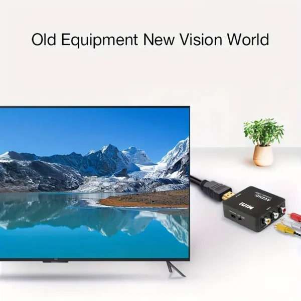 Convertidor Mini AV a HDTV con Conectores RCA - Imagen 3