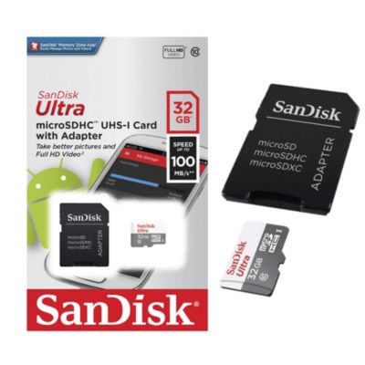 MEMORIA ULTRA MICRO SDHC - 32GB 100mb/s SANDISK - Imagen 2