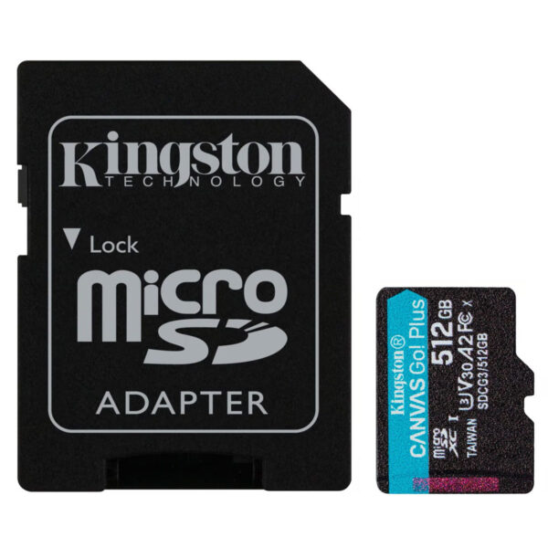 Memoria Kingston 512GB Canvas GO! Plus SD 170 MB/s - Imagen 3