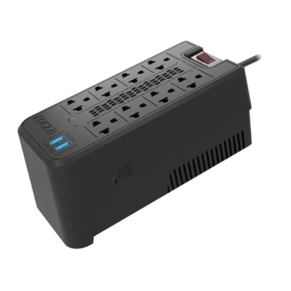 ESTABILIZADOR 1200VA(600W) FORZA FVR-1222USB