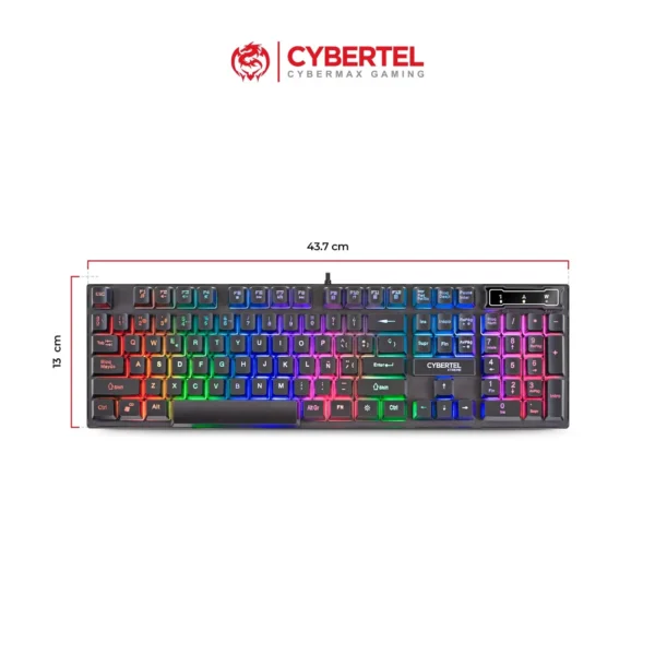 KIT XTREME CYB GT1800 TECLADO + MOUSE + PAD MOUSE - Imagen 4