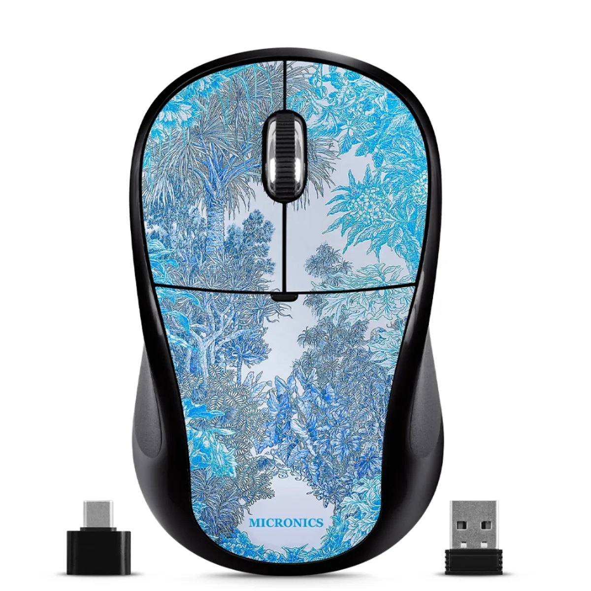 MOUSE OFICINA INALÁMBRICO DUAL BT FOREST M732 AZUL