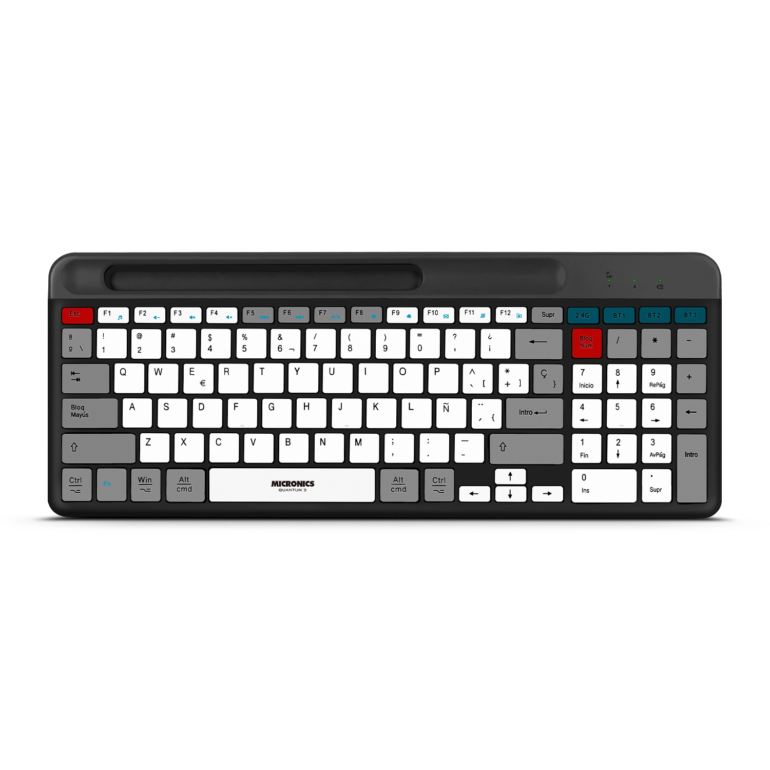 TECLADO MICRONICS QUANTUM 3MIC K600-3M