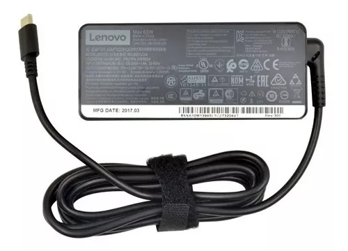 CARGADOR ORGINAL LENOVO 20V 3.25A TIPO C