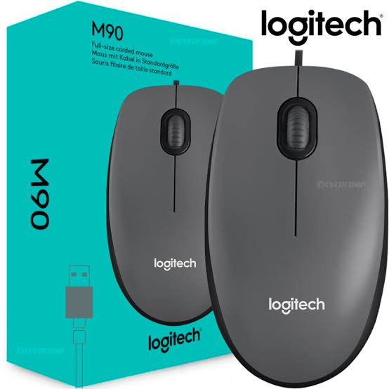 LOGITECH M90 ALAMBRICO GRIS