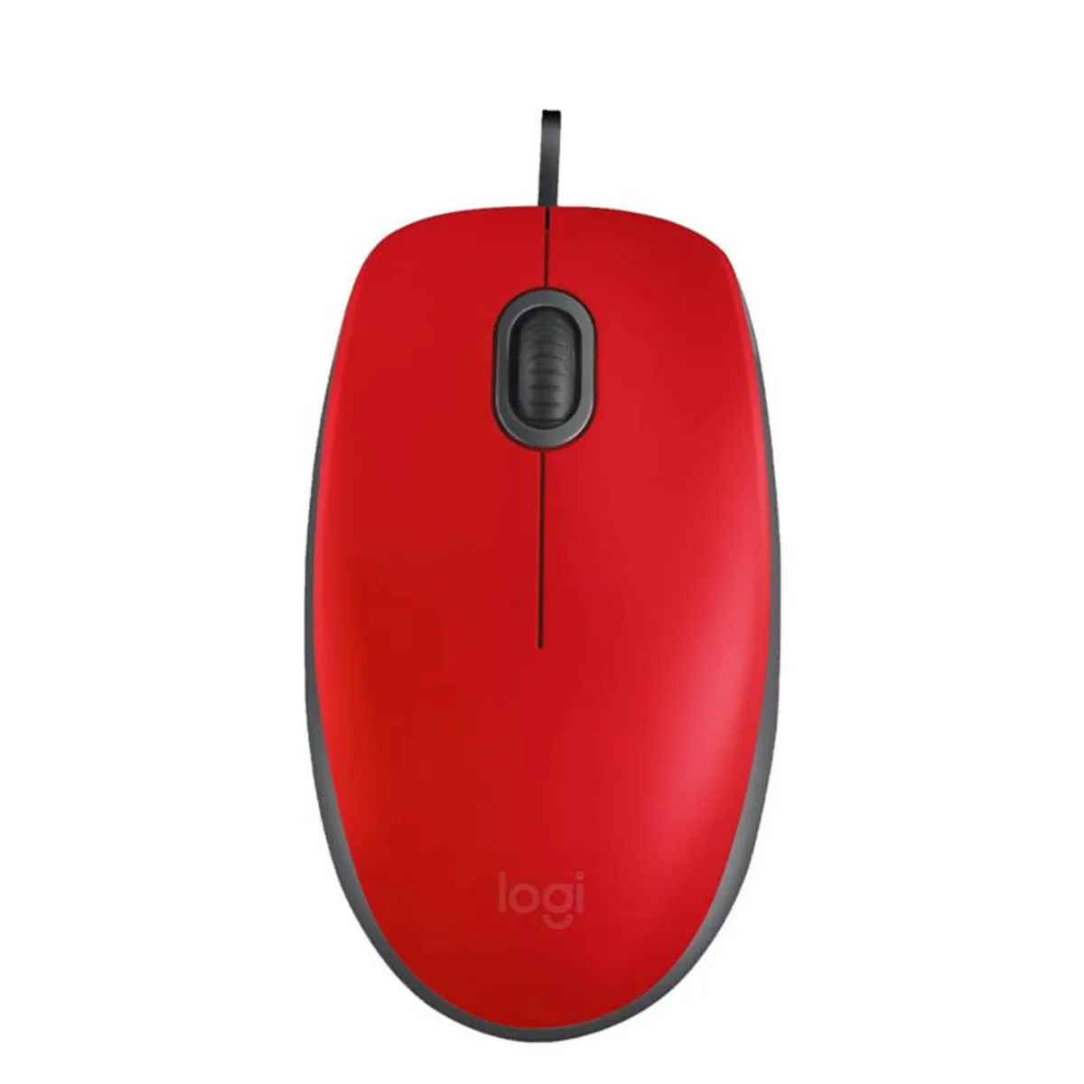 LOGITECH M110 SILENT ALAMBRICO ROJO