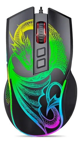Mouse Gamer USB 7B 12800DPI Dragon MIC GM805