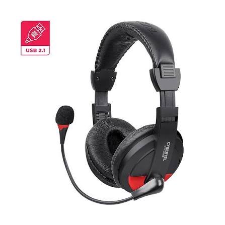 CYCLONE RED CYB H370B-U AURICULAR USB C/MICRO CYRBERTEL