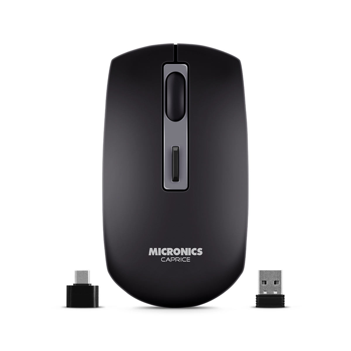 MOUSE RECARGABLE CAPRICE BLACK M713-3M MICRONICS