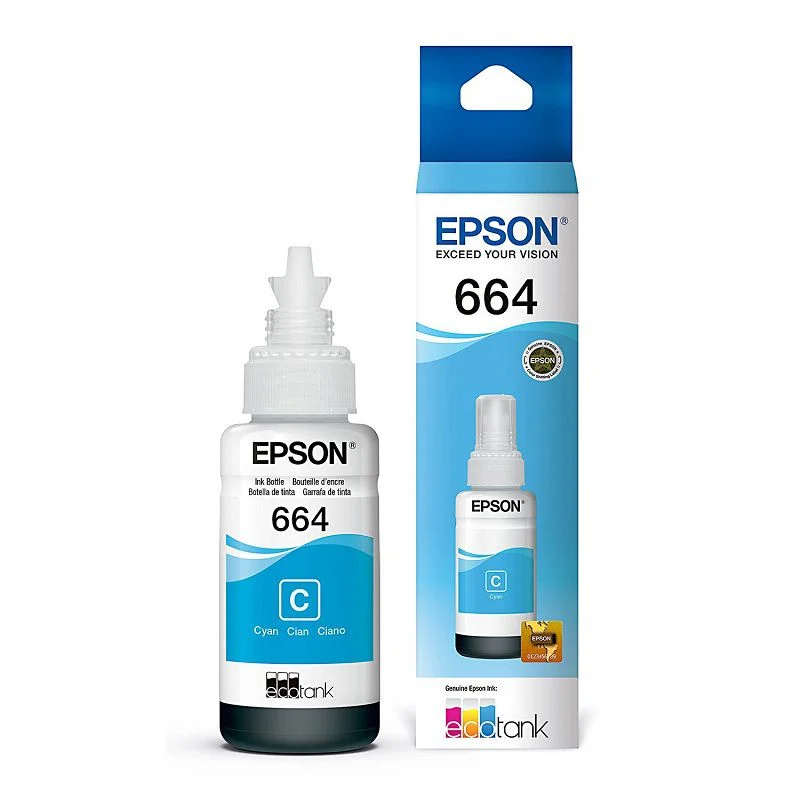 TINTA 664 CELESTE EPSON