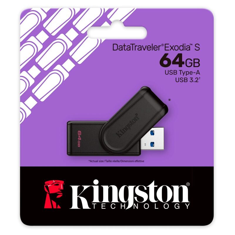 MEMORIA USB DATATRAVELER EXODIA 64GB 3.2 AZUL