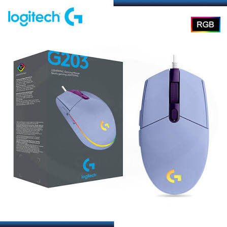 LOGITECH G203 VIOLETA