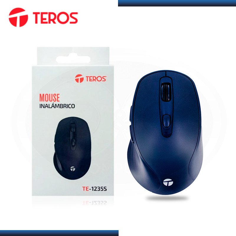 MOUSE TEROS INALAMBRICO TE-1235S 2.4GHz